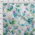 thumbnail image 2 of oneOone Viscose Chiffon Fabric Flower Watercolor Print Fabric By Yard 42 Inches Wide, 2 of 4