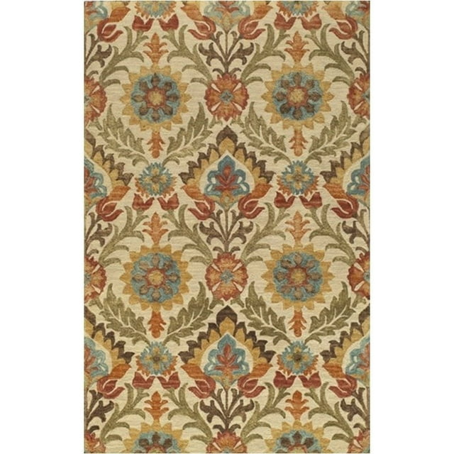Momeni Tangier 5' X 8' Hand Tufted Wool Rug in Gold