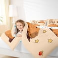 thumbnail image 3 of Erosebridal Kawaii Capybara Kid Bedding Comforter Set, Cartoon Stars Print King Bedding Sets, 7-Piece, 3 of 7