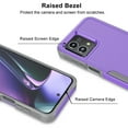 thumbnail image 4 of Motorola Moto G Stylus 5G 2023 Phone Case, eBizWare Shockproof Case Cover for Moto G Stylus 5G 2023, Heavy Duty Armor Full Body Protective Case -Purple, 4 of 10