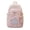 Pink, variant on Celestial Star Commuter Daypack, Textured Cotton-Blend Large Rucksack for Women, Y2K Retro Star Embroidery Backpack with Detachable Star Pouch, Water-Resistant University Bag