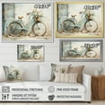 thumbnail image 4 of Designart "Bicycle Calm Pedaling V" Transportation Floater Framed Canvas Print, 4 of 7