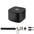 thumbnail image 1 of HP Thunderbolt Dock G2 with Combo Cable (3TR87UT) Bundle Including: Surge Protector, 2x Type-C Cable, DisplayPort Cable, Fiber Cloth, 1 of 7