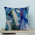 thumbnail image 1 of ABPHQTO Horse Art Funda de almohada Funda de almohada Protector de almohada Dos caras 45x45 cm ABPHQTO PillowC22-18x18, 1 of 2