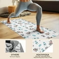 thumbnail image 4 of White Cow Milk Cow Pattern Hot Yoga Mat Towel Non Slip for Hot Yoga - Quick-Drying Yoga Mat Cover with 4 Corner Pockets with Travel Bag - Hot Yoga Towel Non Slip Grip Moisture Wicking Sweat 70"x26", 4 of 6