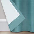 thumbnail image 6 of (2 pack) Eclipse Samara Solid Blackout Curtains, Single Curtain Panel, 84 Inch Long Blackout Curtains, 37" W x 84" L, Sea Glass, 6 of 10