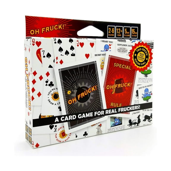 Oh Fruck! A Raucous Card Game for Ages 12 Years and Up, 4.69 in, Multicolor