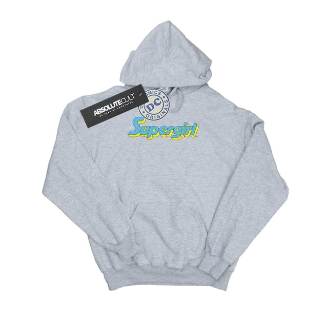 DC Comics Chandail à Capuchon Logo Texte Supergirl pour Filles