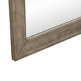 thumbnail image 3 of Liberty Furniture Arched Mirror with Dresser Mount 41" x 40"- Burnished Beige Oak Wood Frame, 3 of 7
