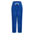 thumbnail image 6 of Womens Plaid Fluffy Pajama Pants Fuzzy Fleece Cozy Lounge Pants Plus Size Flannel With Pockets Winter Warm Pj Bottoms, 6 of 8