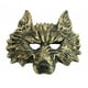 thumbnail image 5 of Accesorios decorativos de lobo de PU para Halloween, hombres lobo, terror, lobos para disfraces. Dorado, 5 of 9