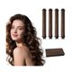 thumbnail image 1 of wonima02 Heatless Curls Overnight, 5 Pcs Heatless Hair Curler, Women No Heat Flexi Overnight Blowout Rods Long Short Hair Styling Tools for Long Short, Velvet Hair Rollers With Satin Scarf (Brown), 1 of 1