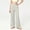 Beige, variant on Girls Wide Leg Pants Kids Elastic High Waist Loose Fit Comfy Lounge Trousers with Pockets Navy,Size 14-15 T