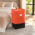 thumbnail image 4 of Linnome Large Foldable Laundry Hamper Bag Fabric Storage Basket with Handles for Clothes Storage 27.55x20.07 Inch, 4 of 6