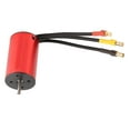 thumbnail image 2 of Motor RC sin escobillas de aleación de aluminio rojo 2845 5900KV, resistente al agua, para Traxxas HSP 1/12, coche de control remoto, 2 of 14