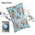 thumbnail image 6 of Cauagu Turtles And Corals Print Pillow Covers with Envelope Closure,1PC Pillow Cases Decorative Pillow Case for Bed & Couch, Pillows Not Included-14"x20", 6 of 6