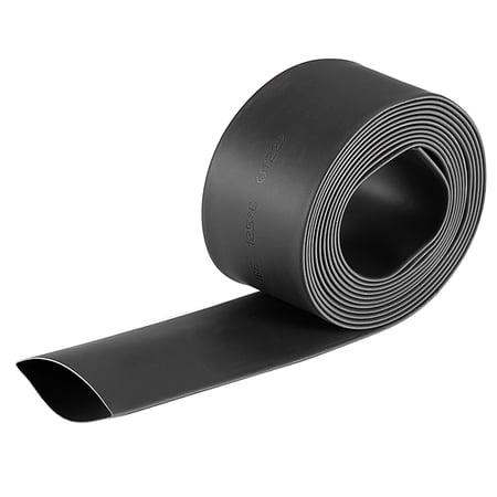 Uxcell Heat Shrink Tubing Shrinkable Tube Cable Sleeve 6.6ft Black 0.87 Dia
