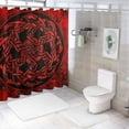 thumbnail image 7 of Orinice Celtic Design Symbolism Bathroom Decor Set with Hooks, Colorful Luxurious Graphic Print Polyester Fabric Fashion Shower Curtain for Home Decoration 60x72, 7 of 7
