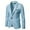 Light Blue, variant on jjayotai Mens Tops Clearance Men's Casual Fashion Solid Slim Fit Suit Jacket 1 Button Long Sleeves Blazer Suit Business Sport Coat Tops
