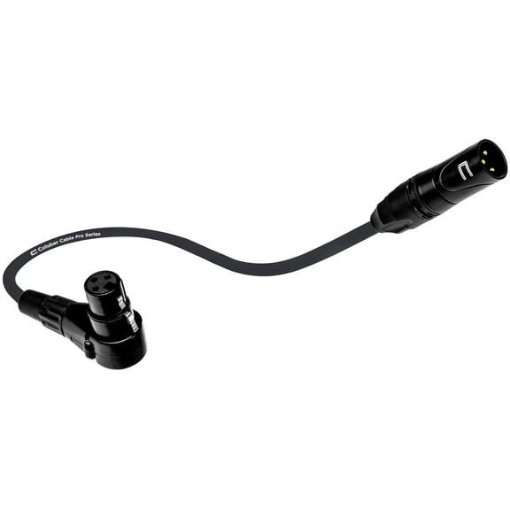 Coluber Cable - Balanced XLR Cable Male to Right Angle Female - Audio Cable