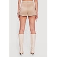 thumbnail image 5 of Women's Faux Suede Tabbed Cargo Pocket Shorts, 5 of 5