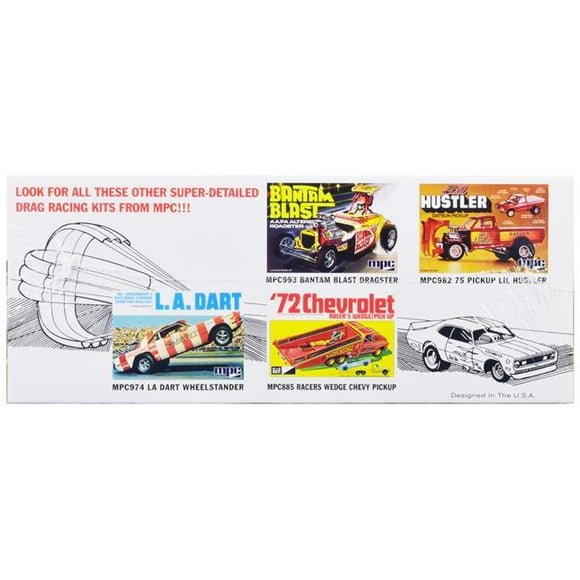 MPC MPC1001 1 to 25 Scale Ford Mustang Long Nose Funny Car Shirley Muldowney Model Skill 2 Model Kit
