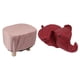 thumbnail image 2 of Reposapiés con forma de elefante, antideslizante, silencioso, cómodo, estable, multiusos, bonito taburete para niños, color rojo, 2 of 14