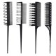 thumbnail image 2 of 4Pcs Hair Dye Comb Set for Hair Styling Combs Professional Black Tools, 2 of 3
