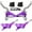 HB-CP4-Front+Rear-Purple, variant on BUCKLOS Zoom H876E 2-PIN 4 Pistons Hydraulic Disc Brake Set E-Bike Electric Power Off Brake,Left Front 43.7in Right Rear 73.2in with Caliper IS/PM Adapter for ebike/Road Bicycle/MTB Aluminum