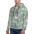 thumbnail image 3 of Salouo Retro Rooster4 Pattern Men's Fall Hoodie Sweatshirt,Sport Hoodie with Pockets for Men Pullover Casual Hooded Sweatshirt-Medium, 3 of 7