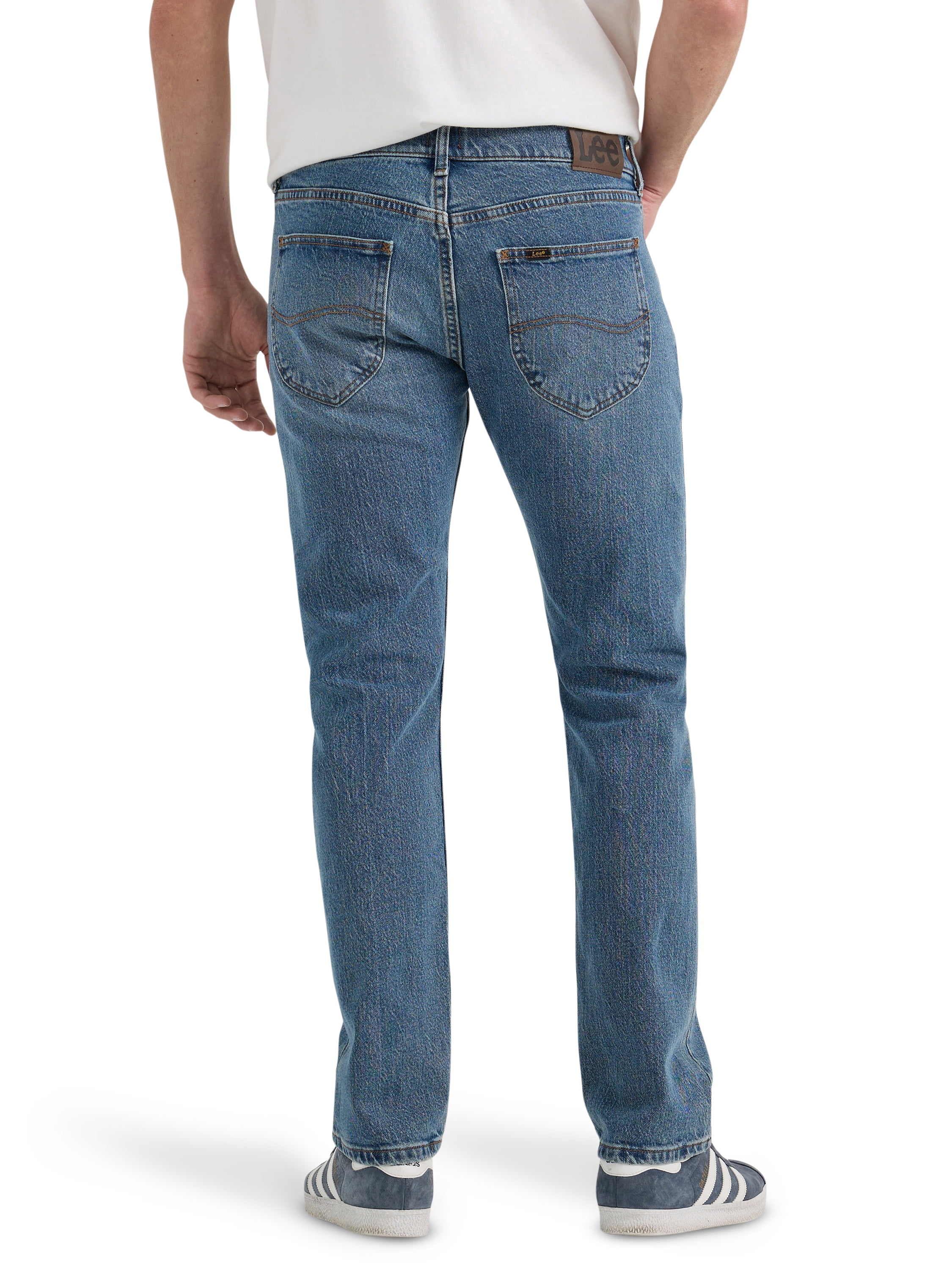 Lee Men's Legendary Denim Five Pocket Slim Straight Jeans