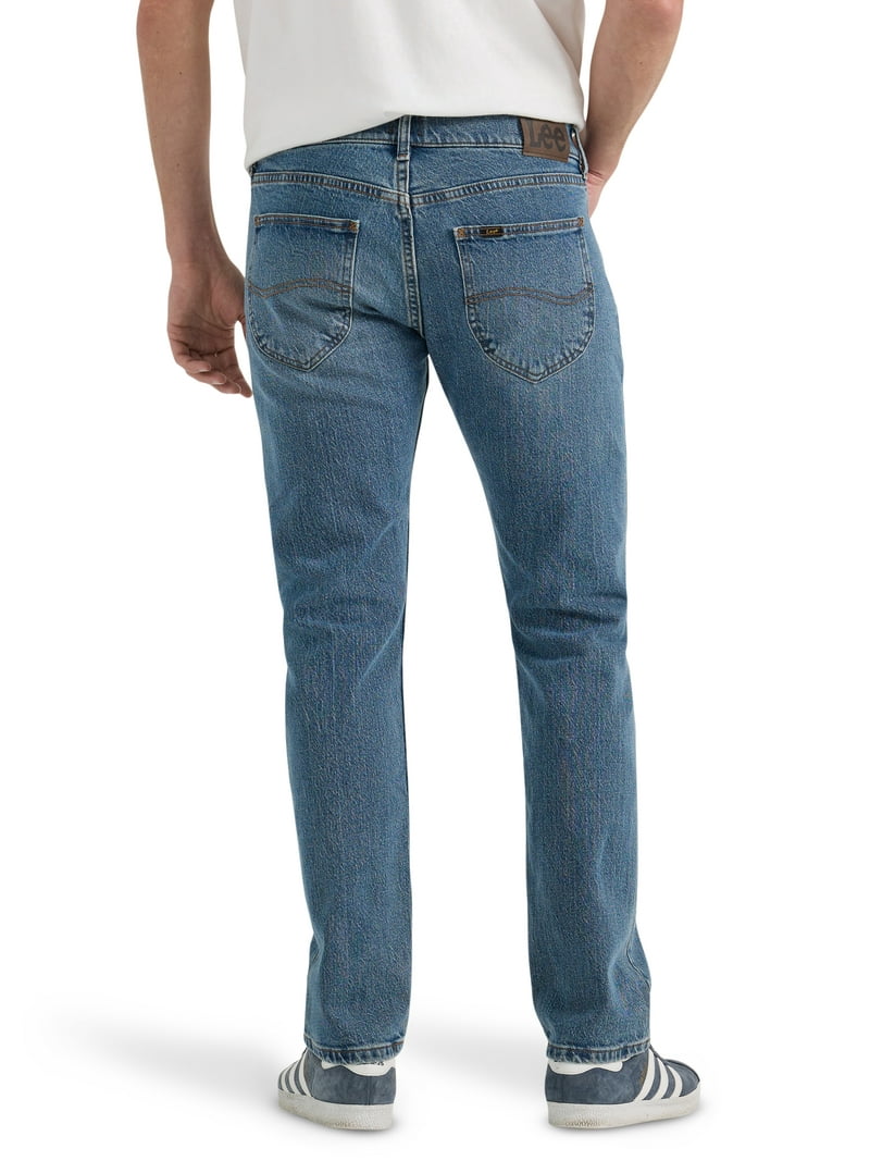 Lee Men's Legendary Denim Slim Straight Jeans with Five Pockets