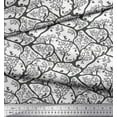 thumbnail image 2 of Soimoi Moss Georgette Fabric Animal & Tree Print Sewing Fabric Yard 42 Inch Wide, 2 of 3