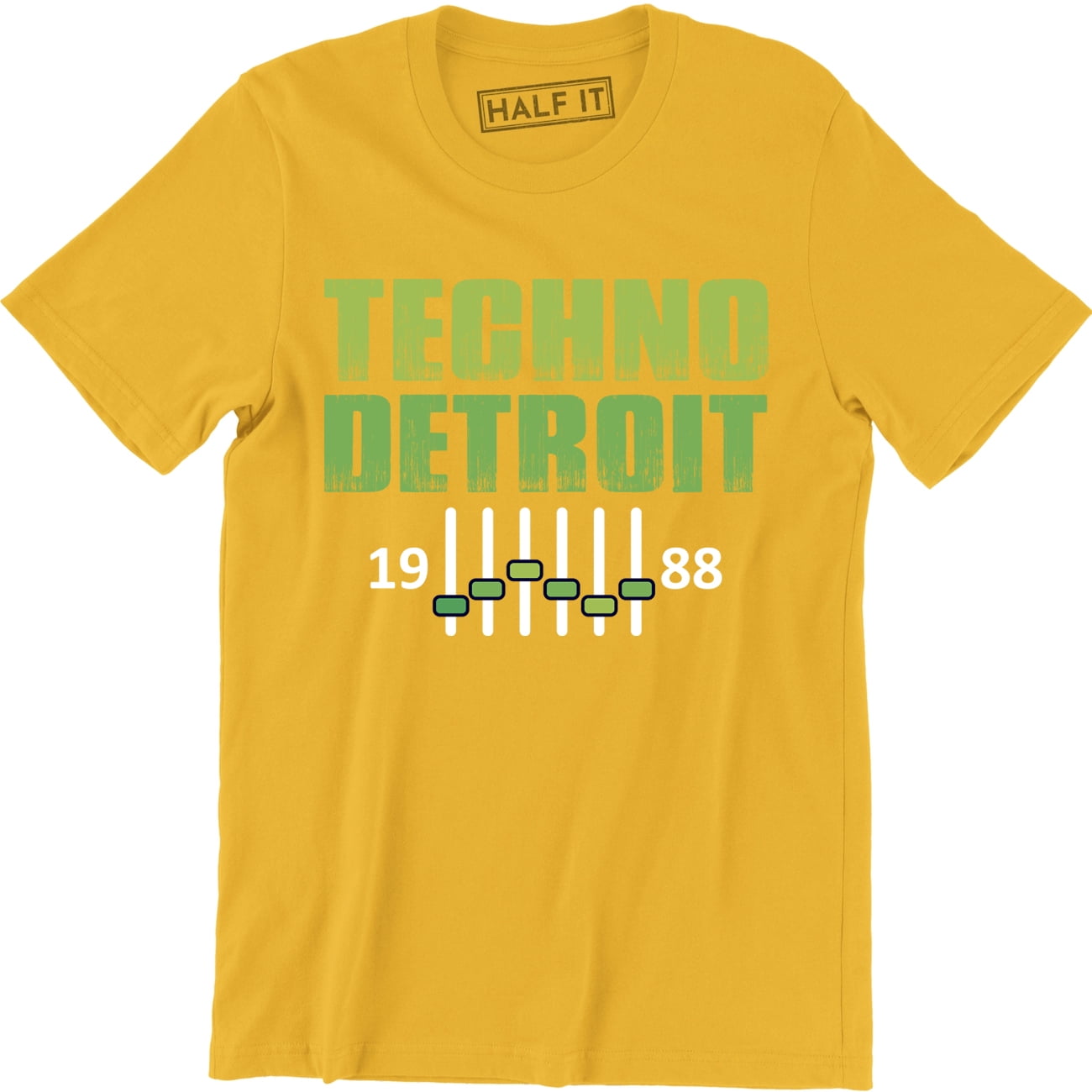 T-shirt Detroit Techno Militia - Musique électronique Underground - Manches Longues Noir - Coton - Neuf