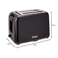 thumbnail image 2 of T-fal Tostador Vita de 2 ranuras amplias para todo tipo de pan, 7 niveles de tostado, bot&oacute;n de cancelar, 800 W, color negro, TT1A18MX, 2 of 4