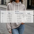 thumbnail image 3 of Enjoytime Hoodies for Women Long Sleeve Drawstring Pullover Hoodie Soft Casual Solid Fall Winter Sweatshirt, 3 of 6