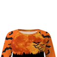 thumbnail image 3 of Déguisement de Fête Sweat-Shirt Halloween Bande Dessinée à Manches Longues Col Rond, 3 of 6