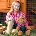 thumbnail image 4 of Peluche con forma de oso de peluche HollyHome Farmer de 40 cm, 4 of 8