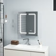 thumbnail image 4 of Gymax 23.5 x 27.5 Inch Bathroom Medicine Cabinet w/ Mirror LED Lighted Mirror Cabinet, 4 of 9