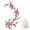 E, variant on Cherry Blossom Iron Patches, Embroidered Flower Applique, Large 14 Inch, Iron Or Sew On Fabric Patch for Backpack, Jacket, Jeans, Tote Bag, Dress and DIY Decoration