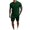 Green, variant on Vedolay Workout Short Sets Mens Tshirt and Shorts Set 2 Piece Outfits Plus Size Sport Stylish Suit,Black S