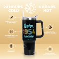 thumbnail image 3 of Happy 70th Birthday Gifts for Men, 40 oz Tumbler with Handle and Straw Lid, 70 Years Old Gifts Idea for Her, Seventy Birthday Present Back in 1954 Tumbler Cup（White）, 3 of 6