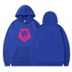 thumbnail image 1 of Pop cazadora para niña Hooded Sweatshirt,Soft Streetwear Pullover,Cute Long Sleeve Hoodie for Fall Winter （Blue）, 1 of 2