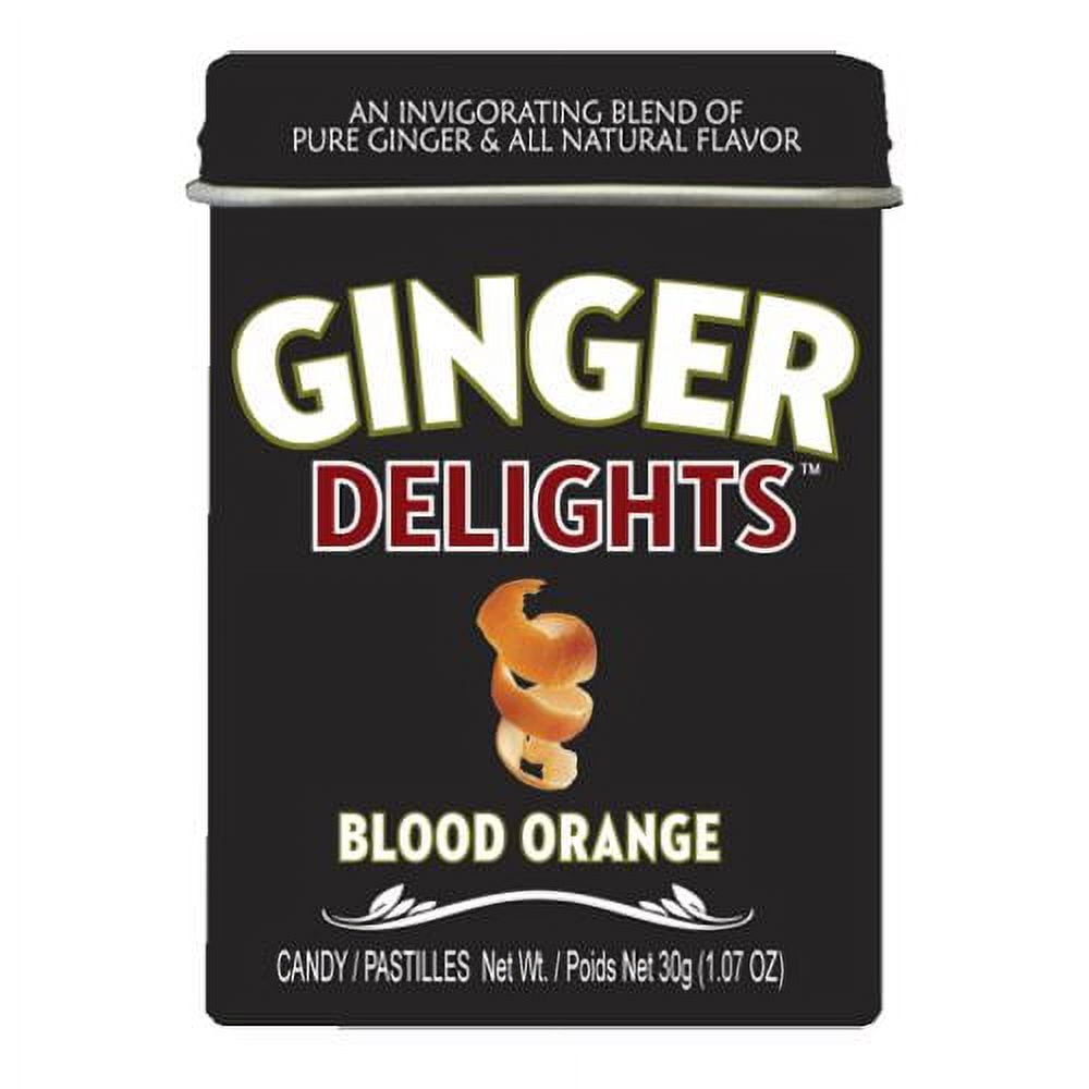 Ginger Delights Blood Orange Hard Candy Kosher 12 Count