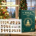 thumbnail image 4 of 2025 Yoga Advent Calendar, Unique 24 Days Yoga Themed Ornaments Set, 2D Acrylic Christmas Tree Decor Blind Box Daily Surprises, 4 of 6