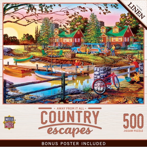 MasterPieces 550 Piece Jigsaw Puzzle - Away from It All - 18"x24"