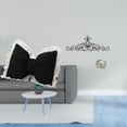 thumbnail image 2 of Sofá con cojín de lazo y decoración de pared de metal con diseño floral para un cómodo estudio en interiores, sala de oficina, silla, patio, porche y, 2 of 8