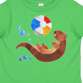 thumbnail image 4 of Inktastic Cute Otter and Beachball Boys or Girls Toddler T-Shirt, 4 of 5