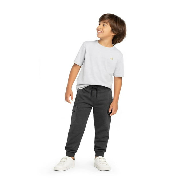 Pantalon jogger tipo cargo para niño /Kids 96180 (Gris obscuro) gris oscuro EG