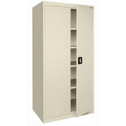 Sandusky Lee 36"W x 18"D x 72"H 5-Shelf Steel Storage Cabinet with Recessed Handle